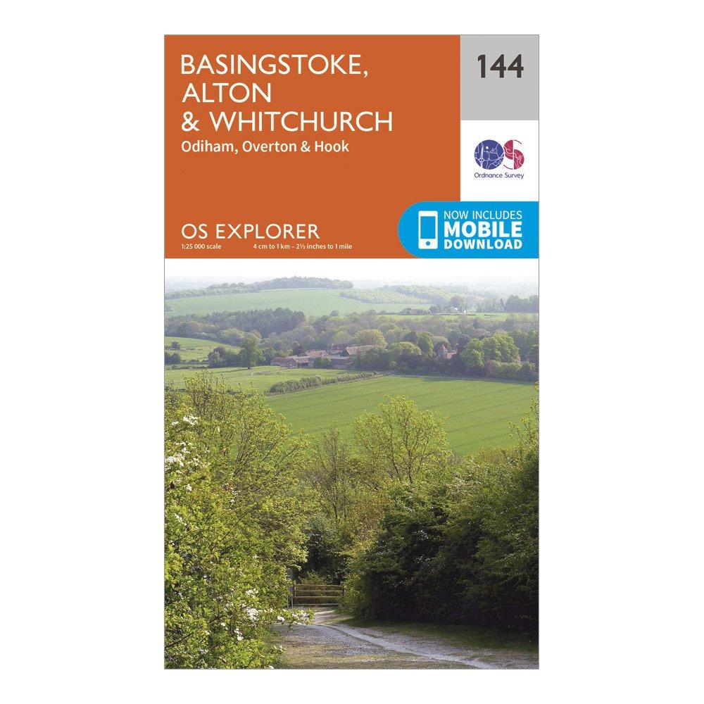 Image of Explorer 144 Basingstoke Alton and Whitchurch Map With Digital Version