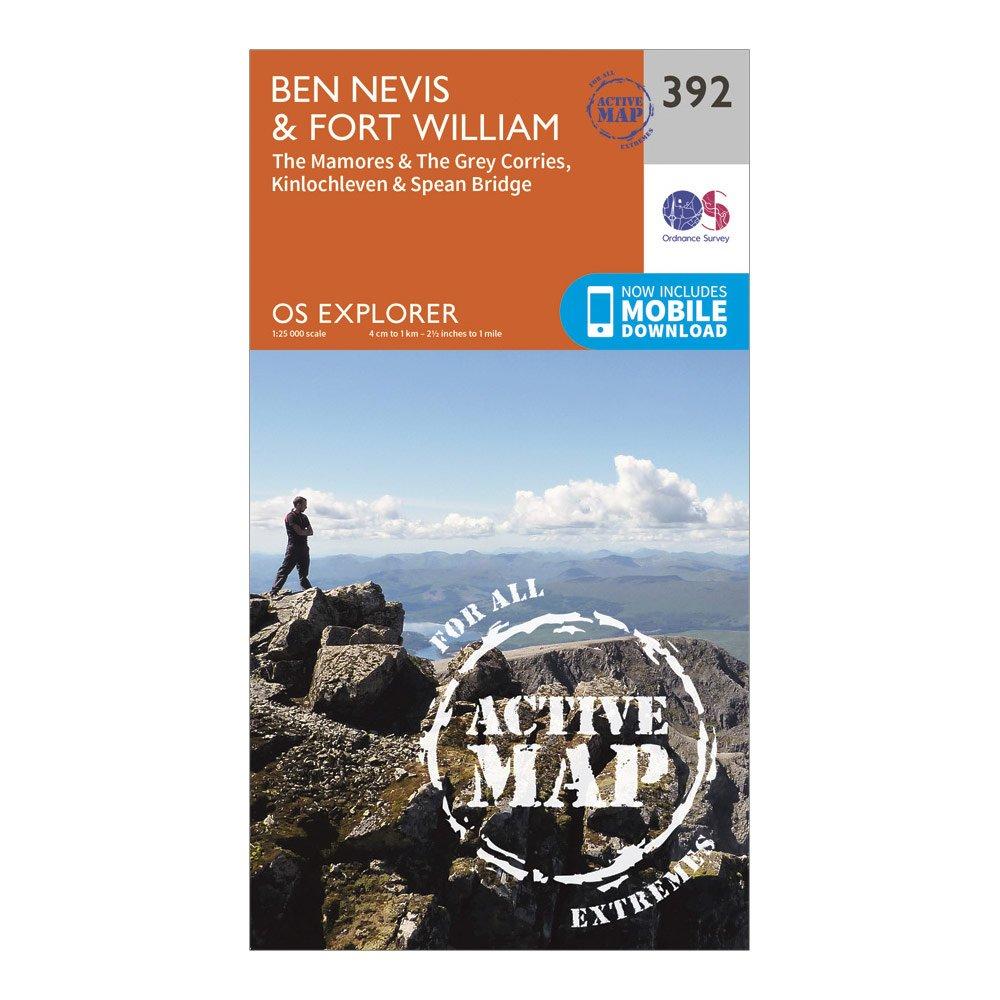 Image of Explorer Active 392 Ben Nevis Map With Digital Version