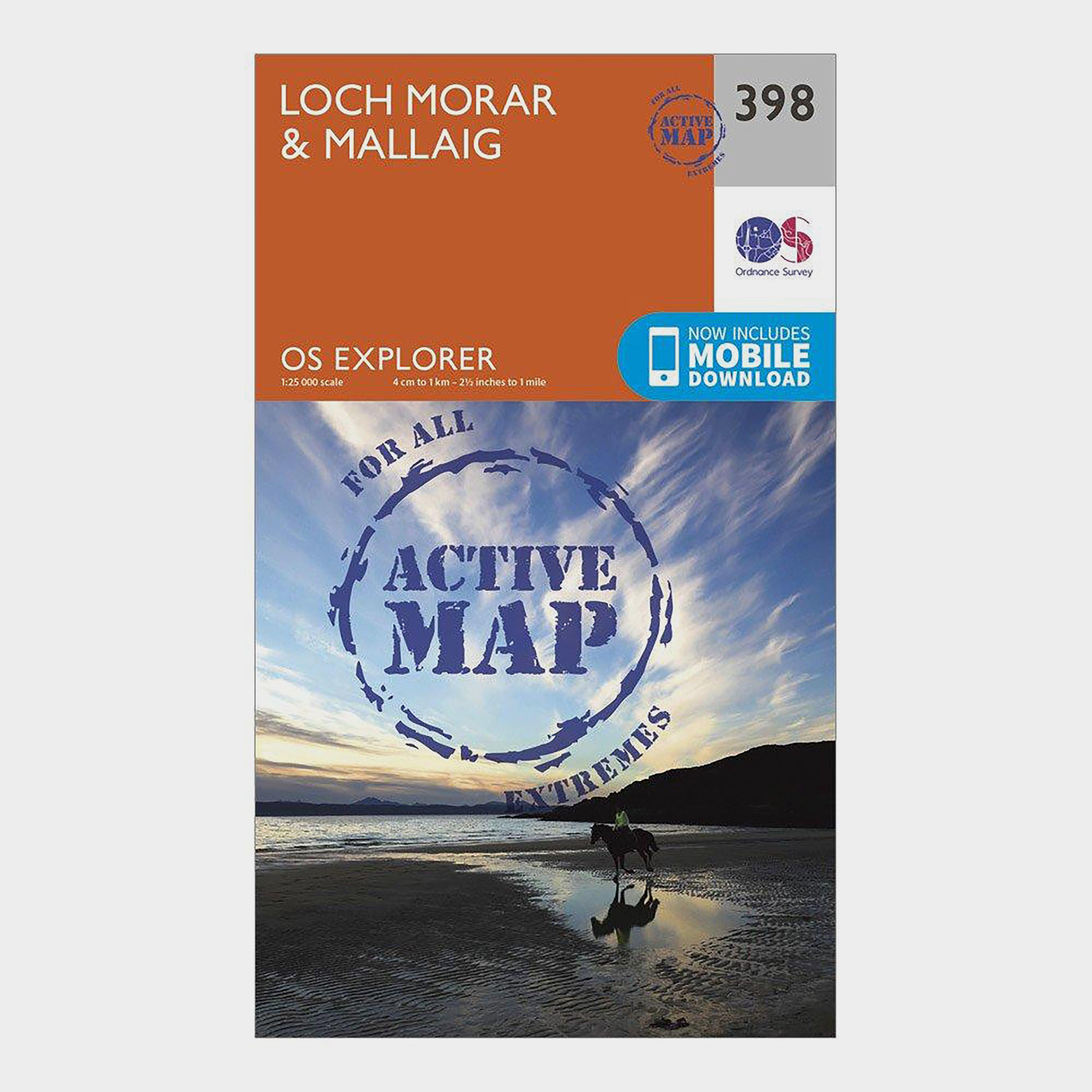 Image of Explorer Active 398 Loch Morar and Mallaig Map With Digital Version Orange