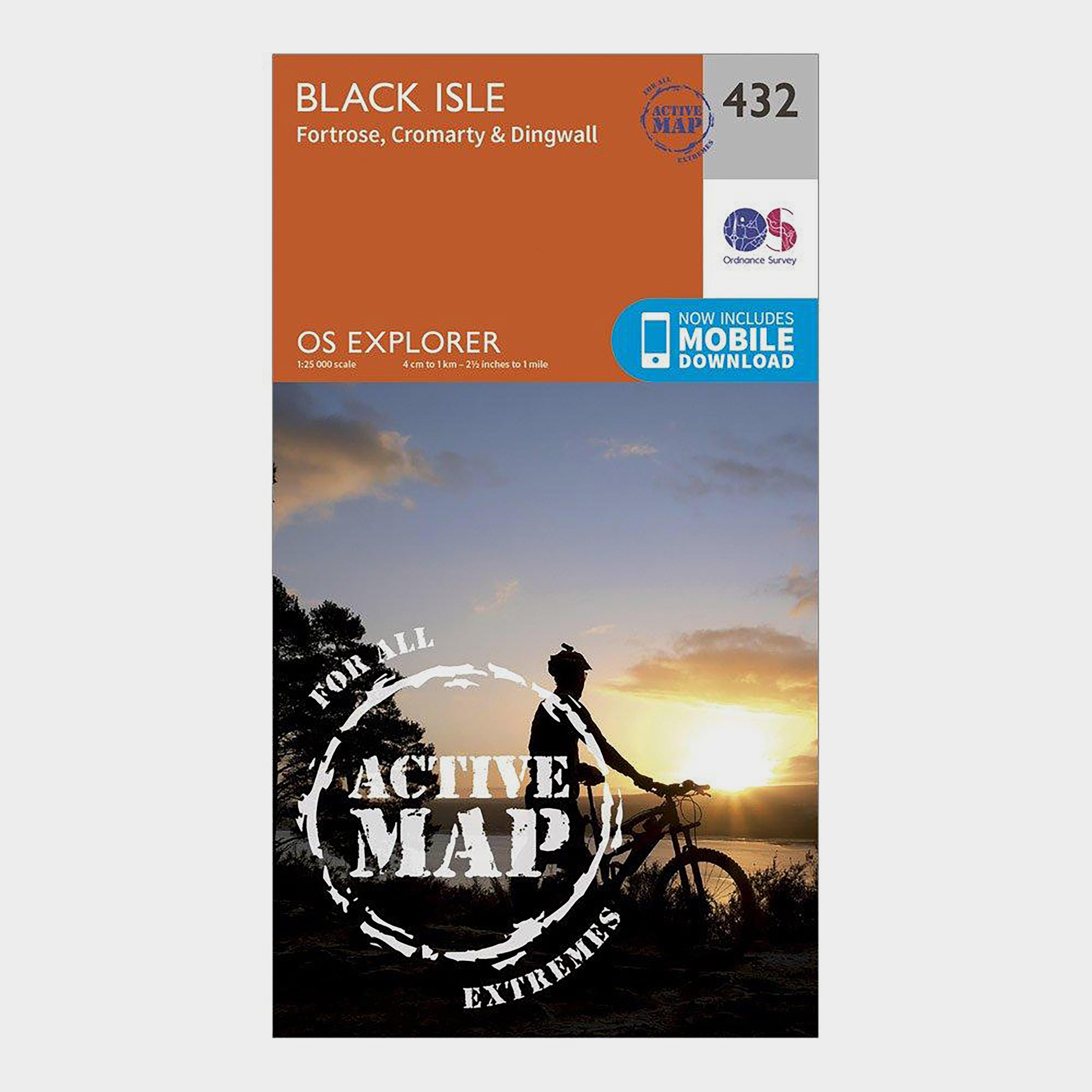 Image of Explorer Active 432 Black Isle Map With Digital Version Orange