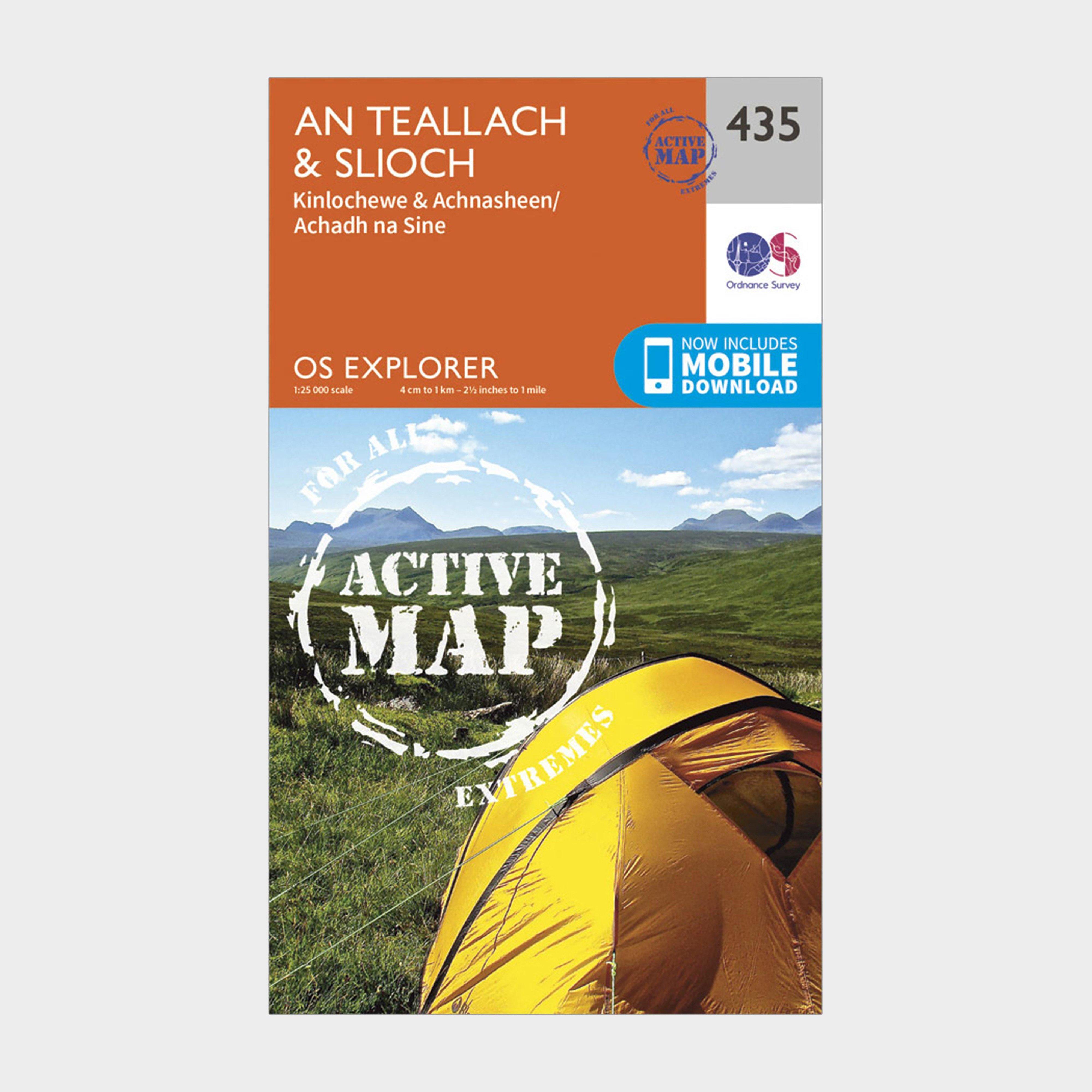 Image of Explorer Active 435 An Teallach and Slioch Map With Digital Version Orange