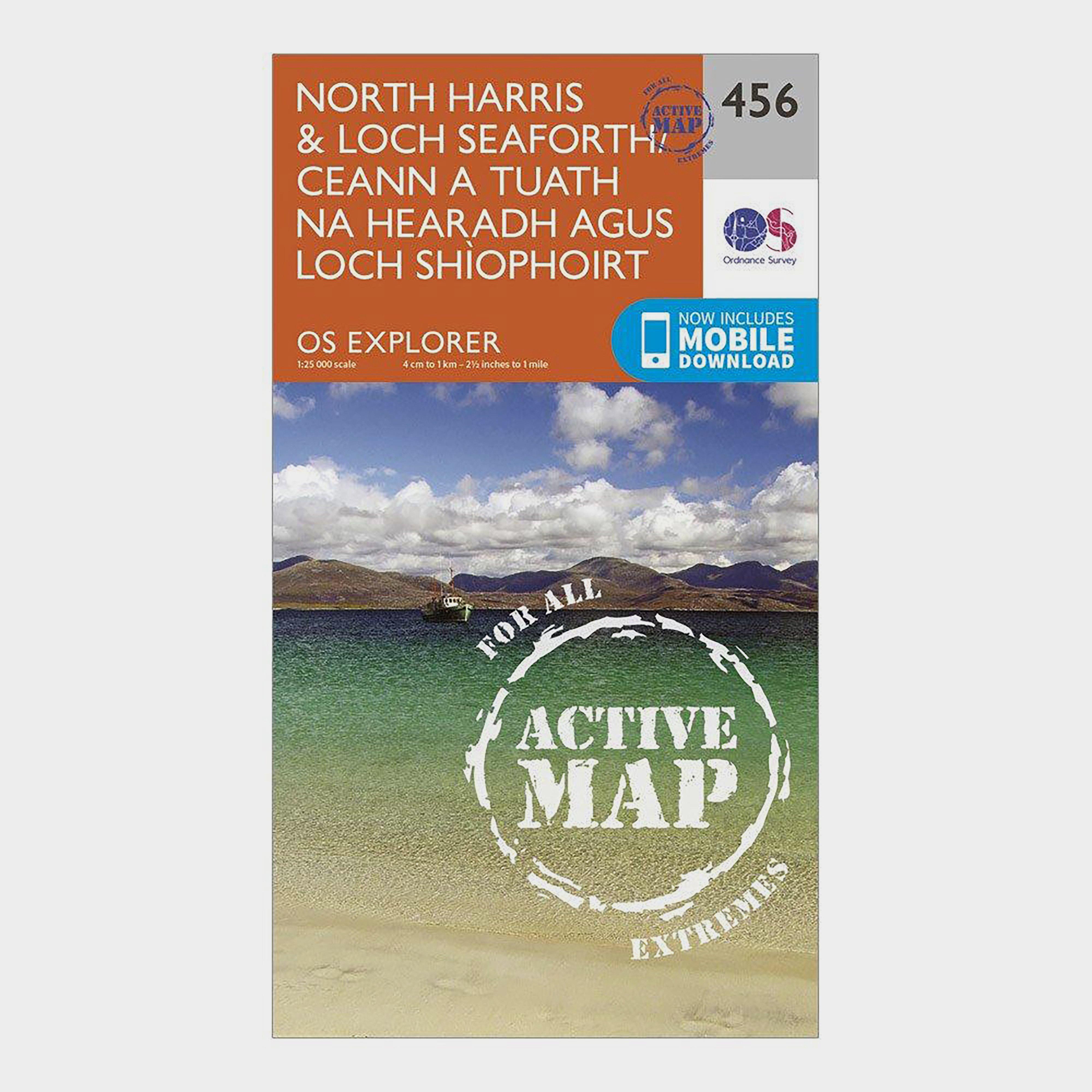 Image of Explorer Active 284 North Harris and Loch Seaforth Map With Digital Version Orange
