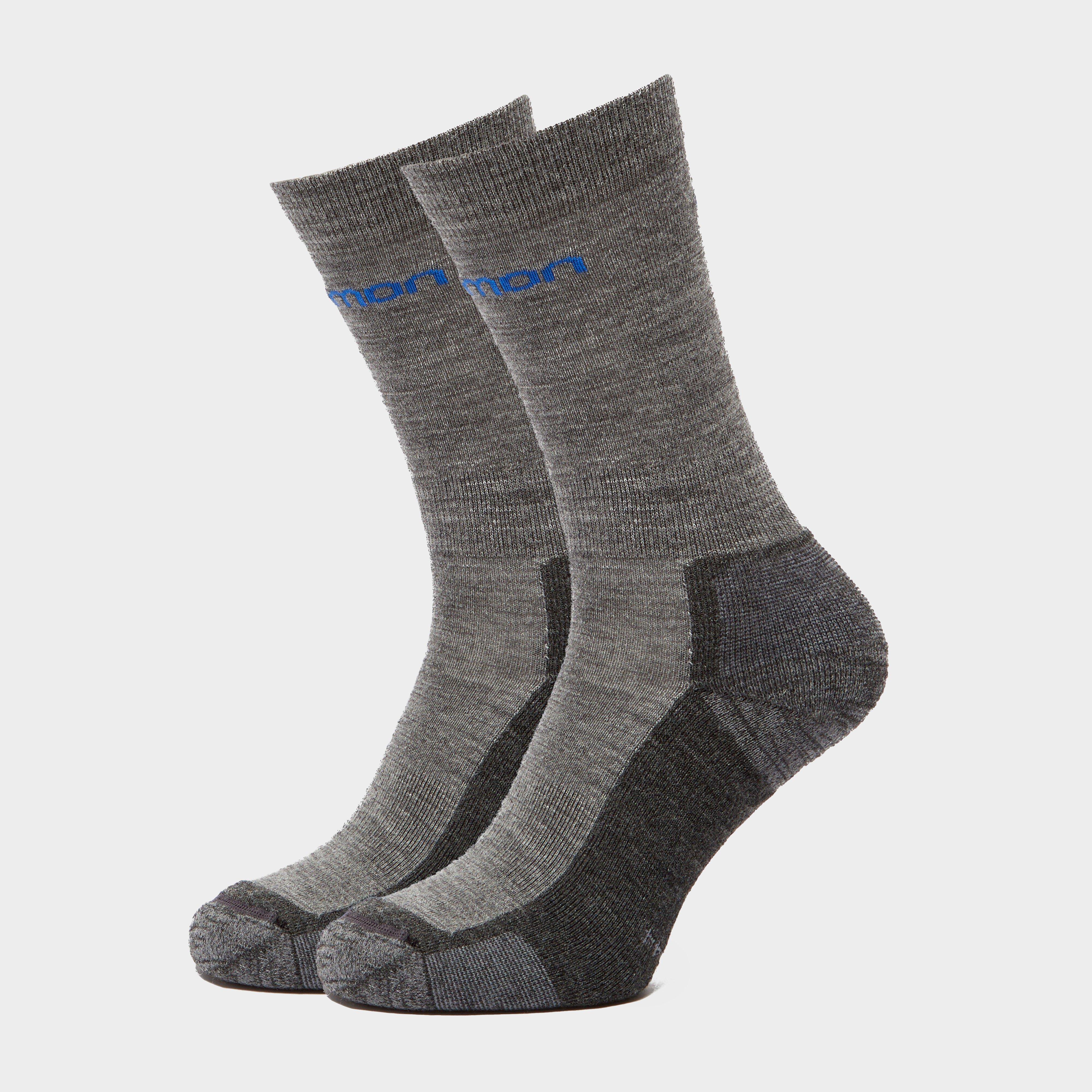 Image of Mens Merino Socks 2 Pack Grey