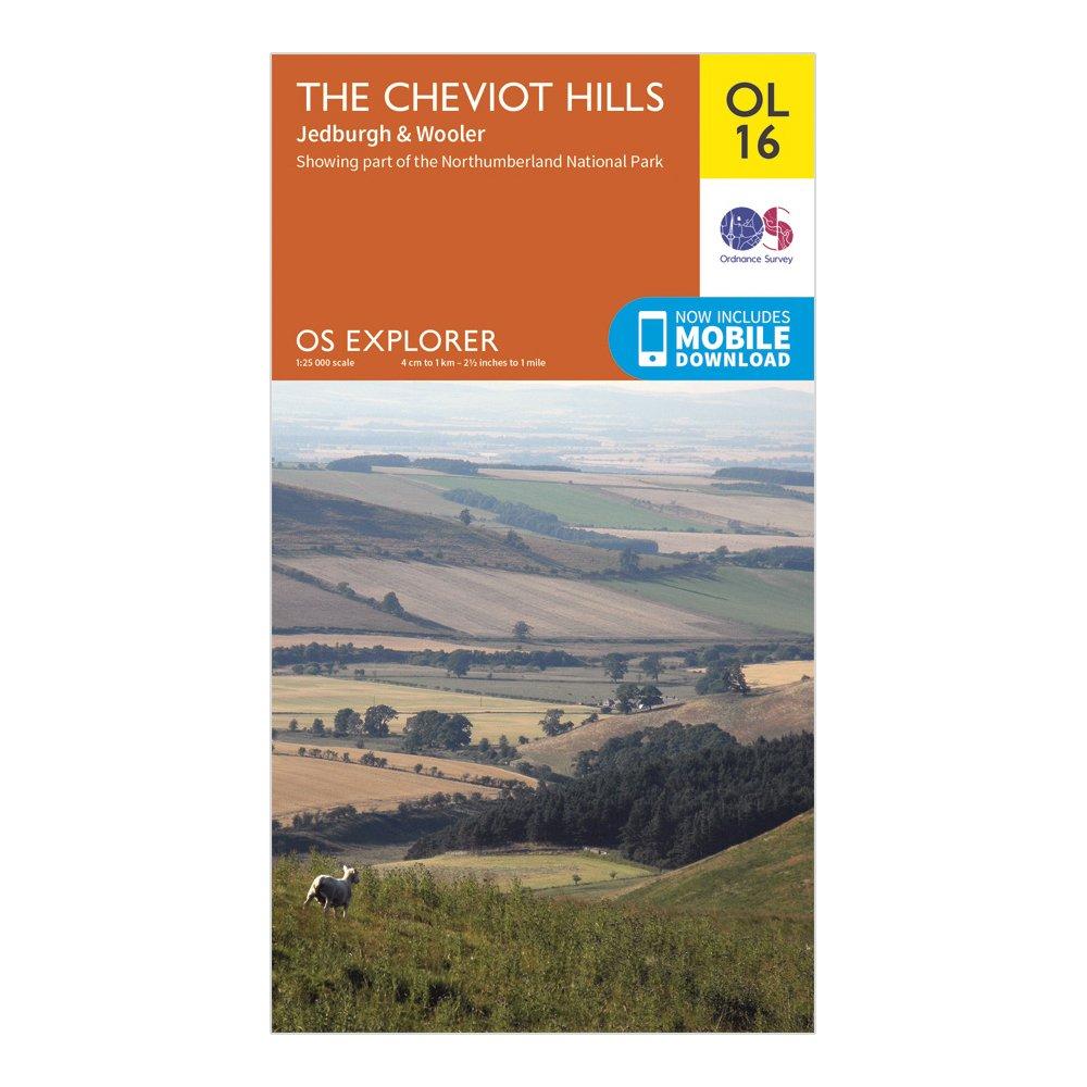 Image of Explorer OL16 The Cheviot Hills Map