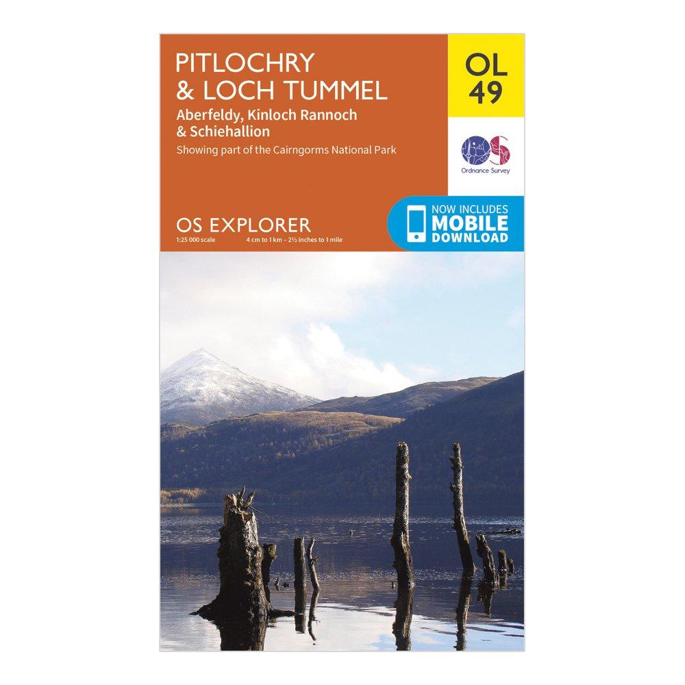 Image of Explorer OL 49 Pitlochry and Loch Tummel Map