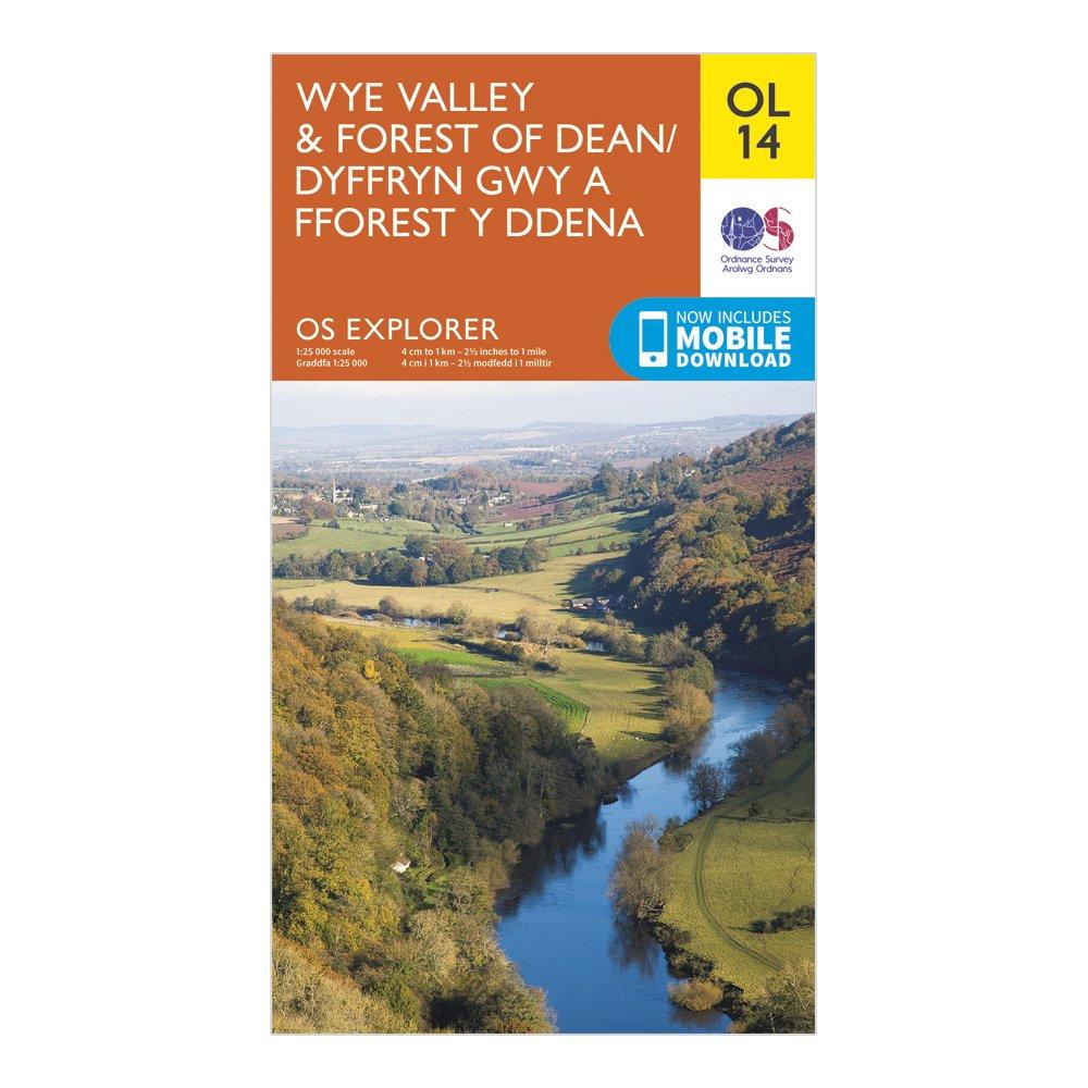 Image of Explorer OL 14 Wye Valley and Forest of Dean Map Orange