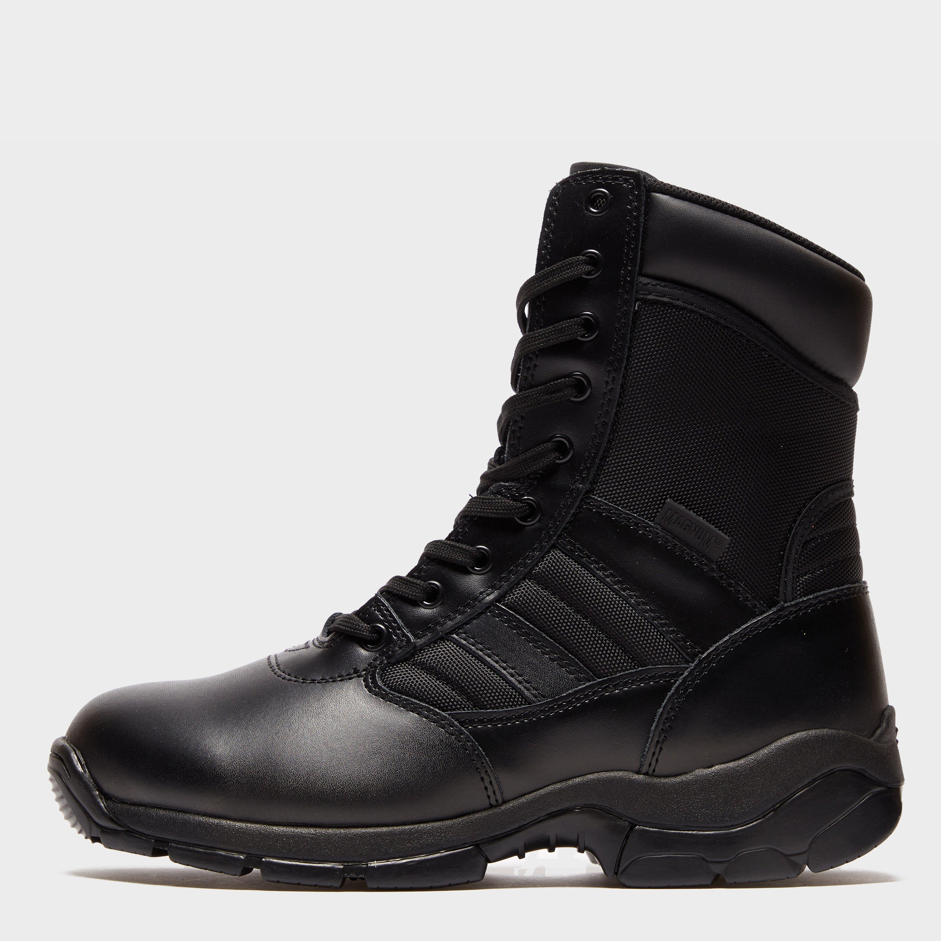 Image of Mens Panther Side Zip Industrial Work Boots Black