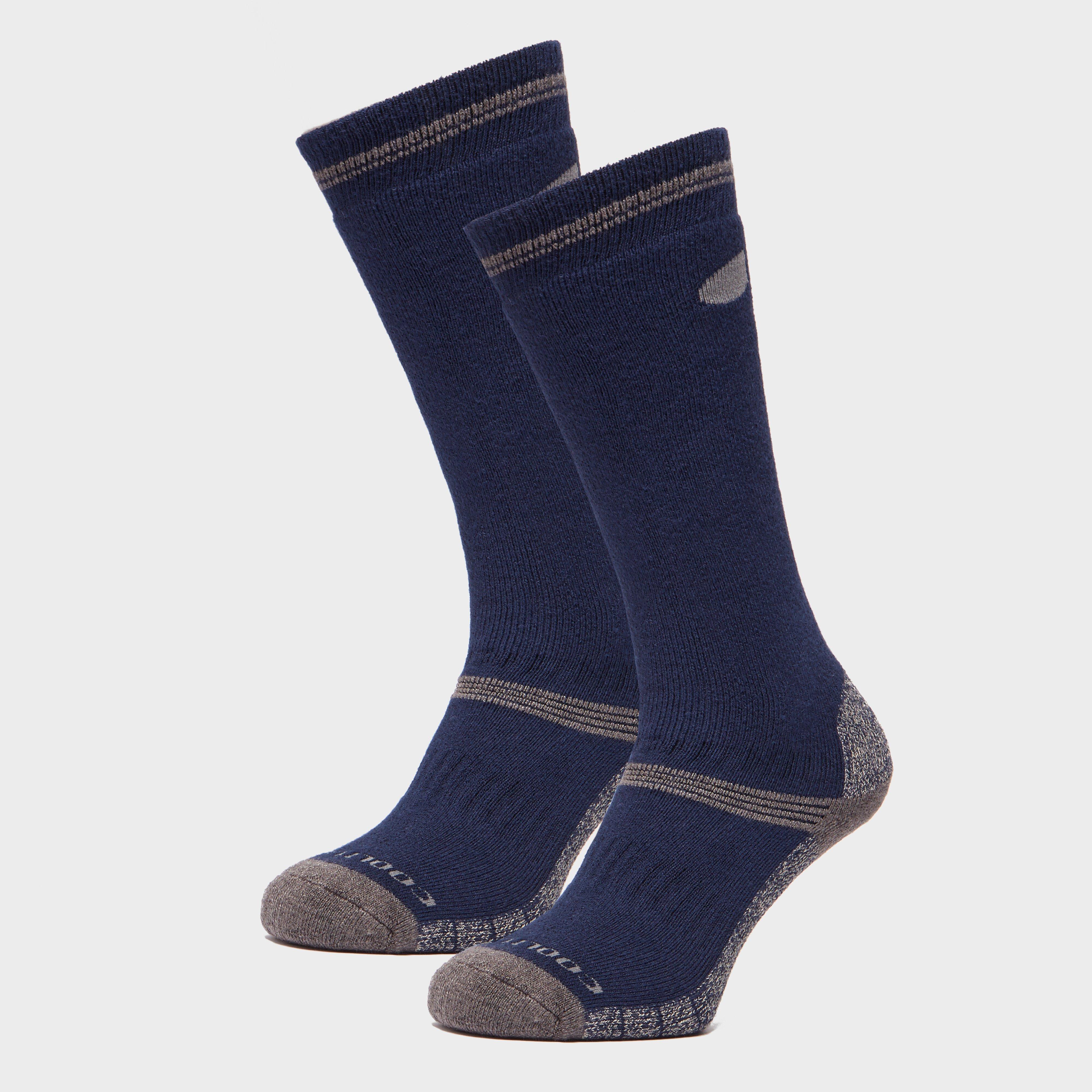 Image of Midweight Socks 2 Pack Navy