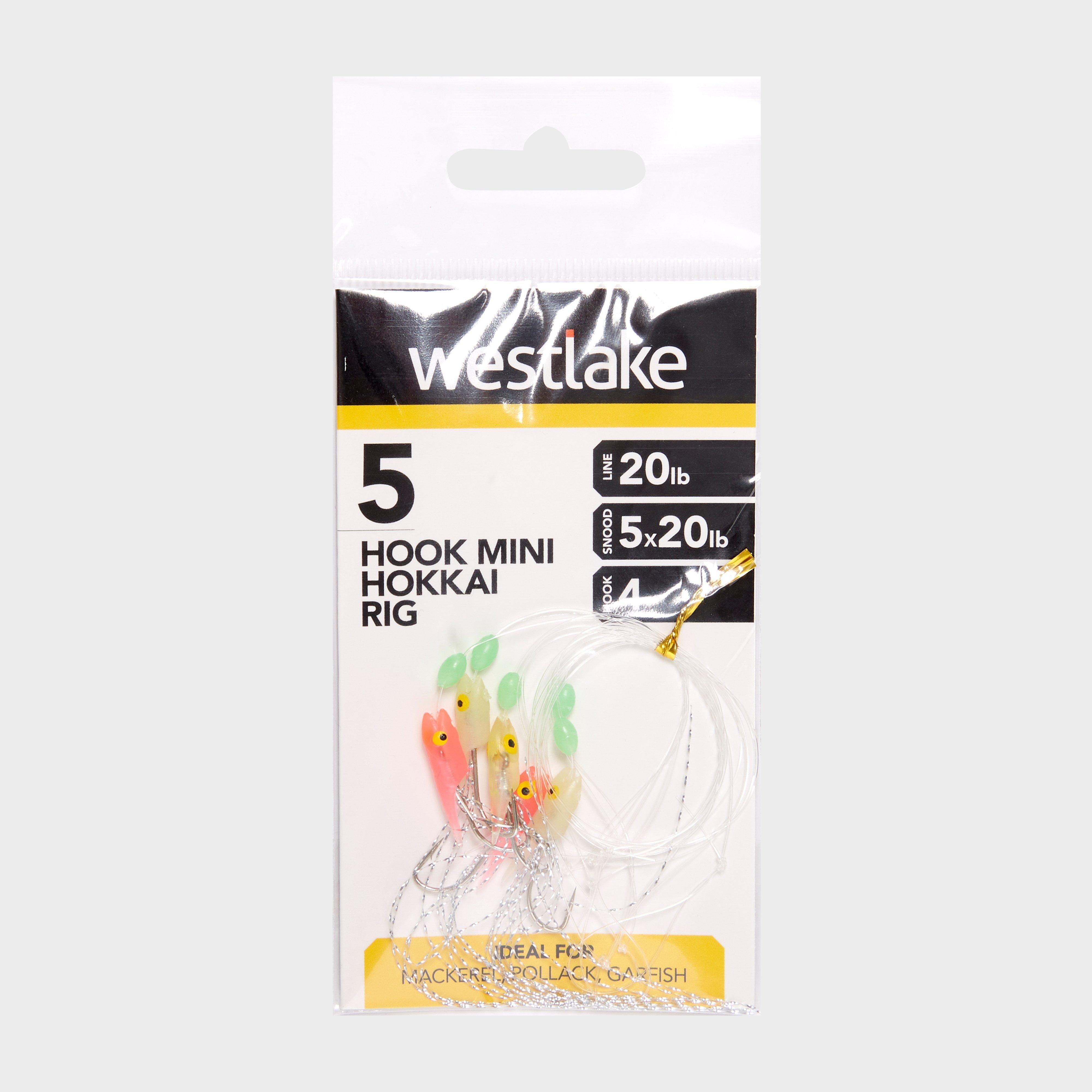 Image of 5 Hook Mini Hokkai Rig Size 4 Multi Coloured