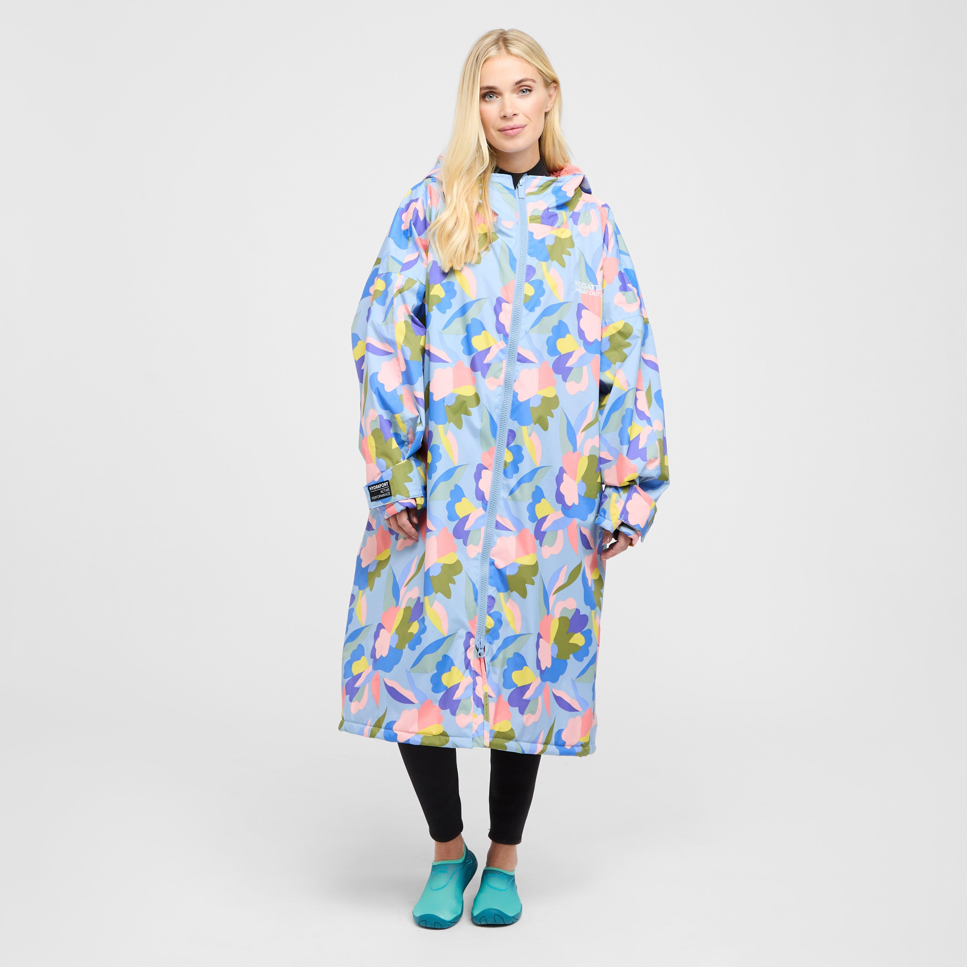 Image of Adults Waterproof Robe Abstract Floral Print